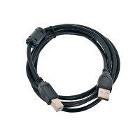 Кабель USB 2.0 Cablexpert A-B (m-m) 1.8 м, черный, CCF-USB2-AMBM