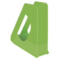 Накопитель вертикальный для бумаг Esselte Europost Vivida А4, 72мм, зеленый, 623938