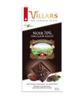 Шоколад Villars Горький, без сахара, 100г