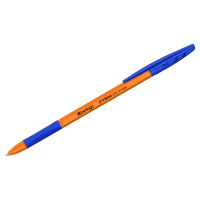 Шариковая ручка Berlingo Tribase grip orange синяя, 0.7мм