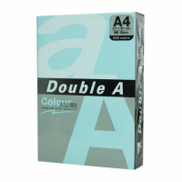 Цветная бумага для принтера Double A пастель голубая, А4, 500 листов, 80 г/м2